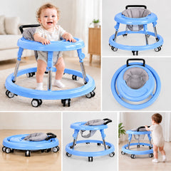 Space‑Saving Collapsible Baby Walker, Reliable Support for Baby’s First Steps
