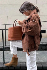 Chic Cropped Vintage Jacket