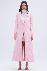 French Chic Knee-Length Overcoat