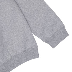 600 GSM 'Heather Grey' Fleece Crewneck