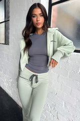 Bamba Cropped Jacket - Sage