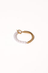 Cascais Bracelet - Gold/Pearl