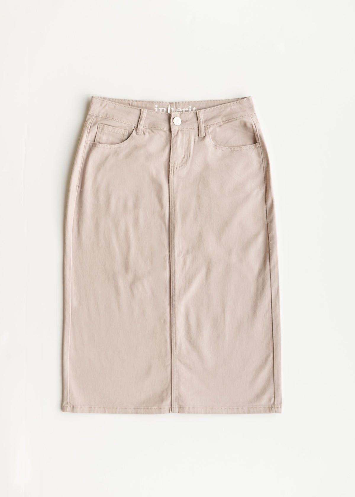 Remi Lilac Denim Midi Skirt - FINAL SALE