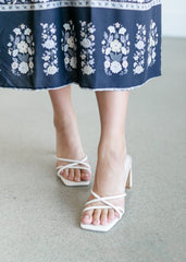Square Toe Block Heel Sandal - FINAL SALE