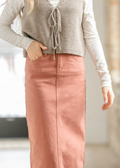 Stella Sienna Denim Maxi Skirt - FINAL SALE